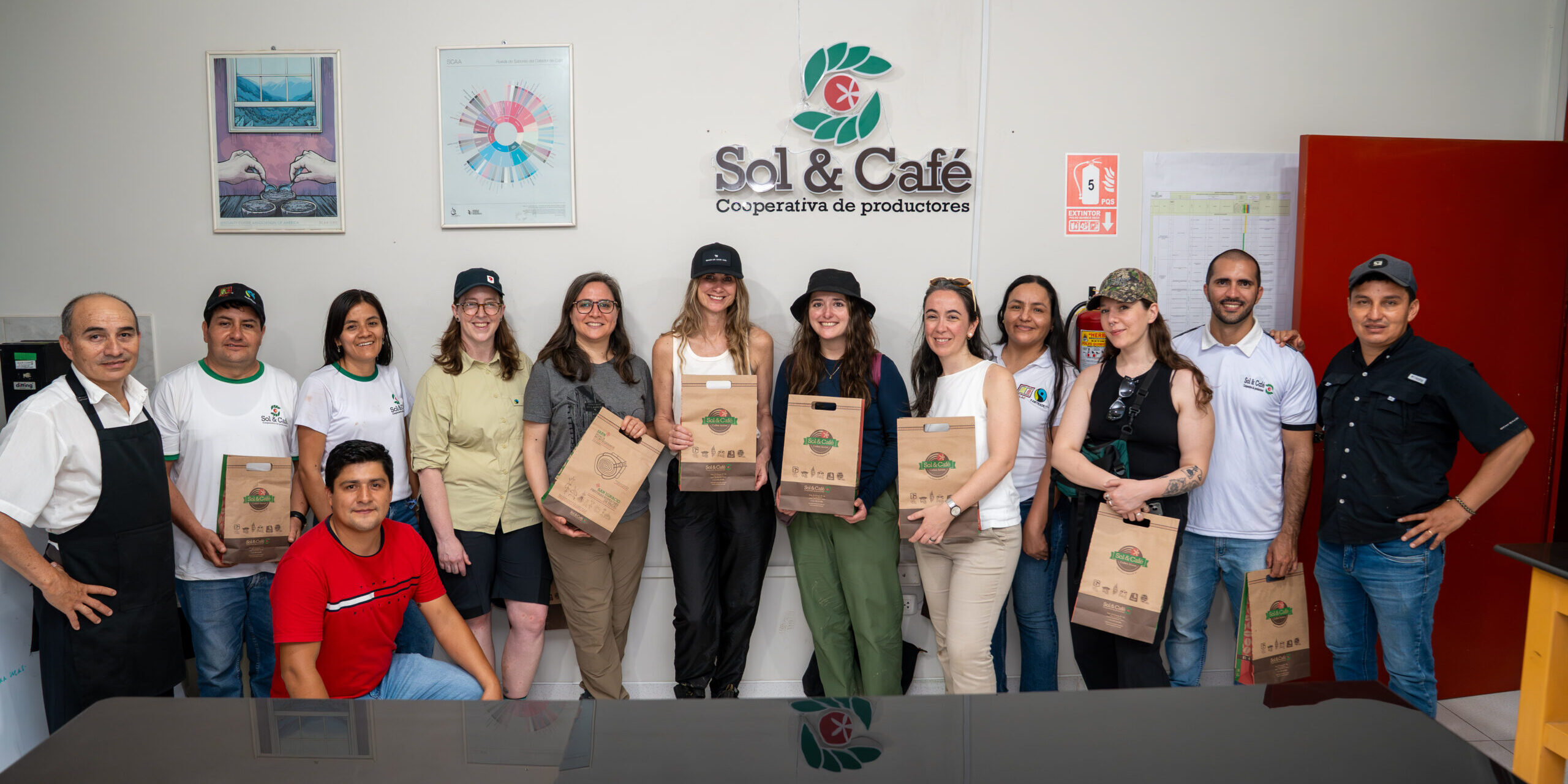 VISITA DE CLIENTE KICKING HORSE Y FAIR TRADE CANADA